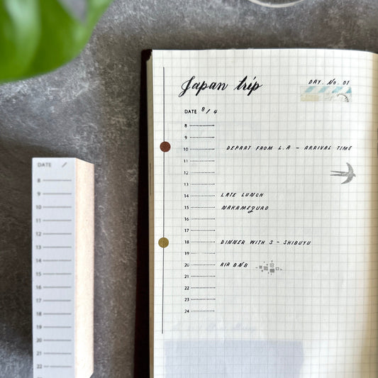 [Mizushima Stamp] Schedule Bar
