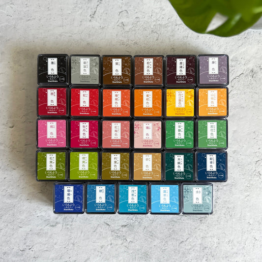 [Shachihata] Iromoyo Warabe Stamp Pads