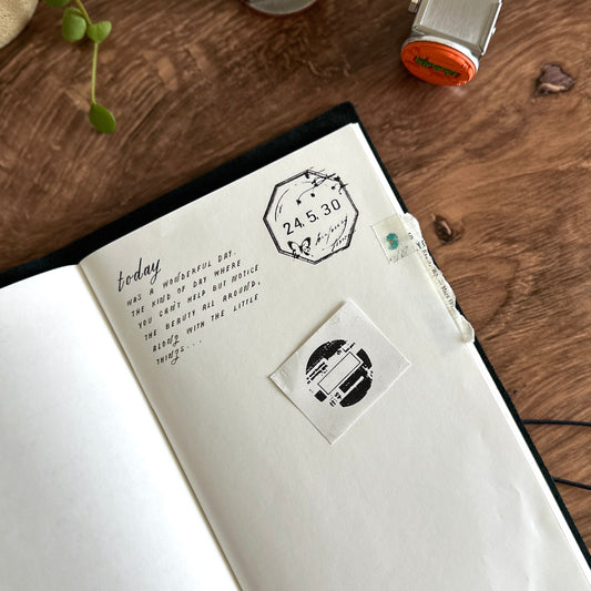 [Yohaku Stamp] Rotary Date Stamp