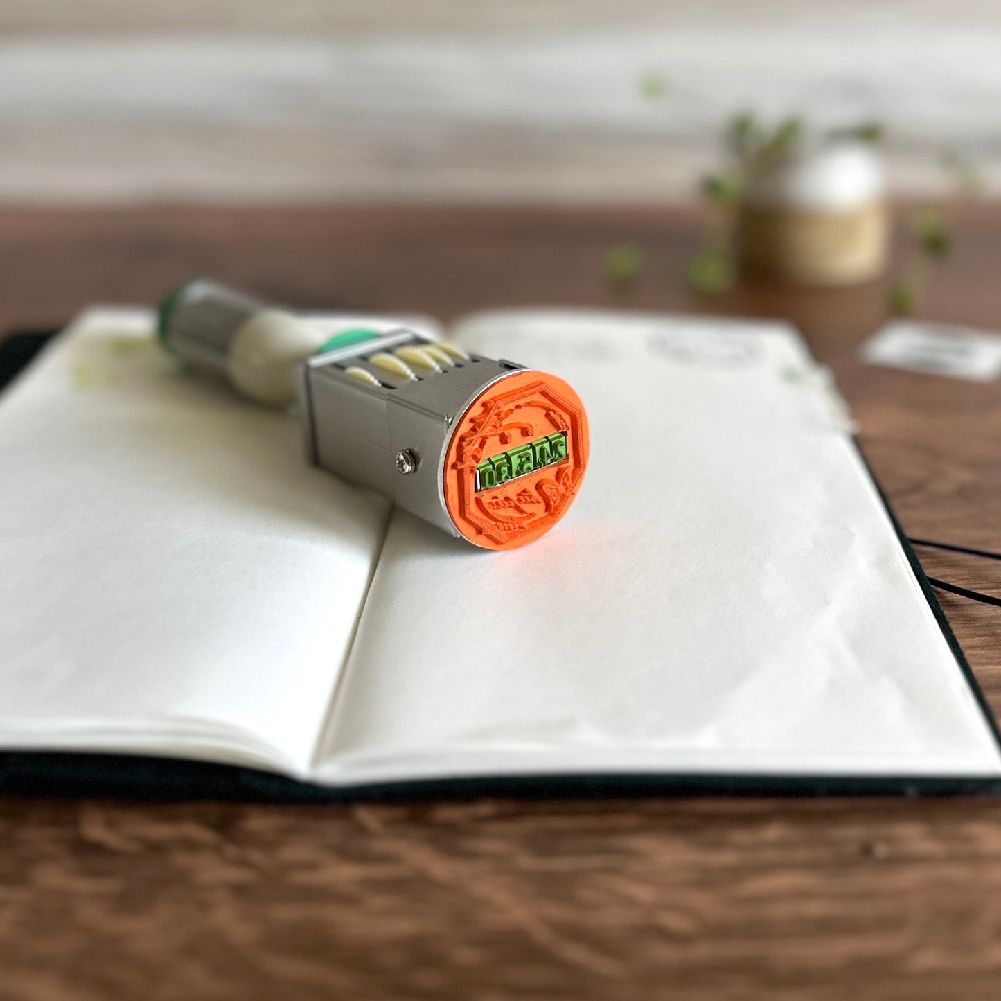 [Yohaku Stamp] Rotary Date Stamp