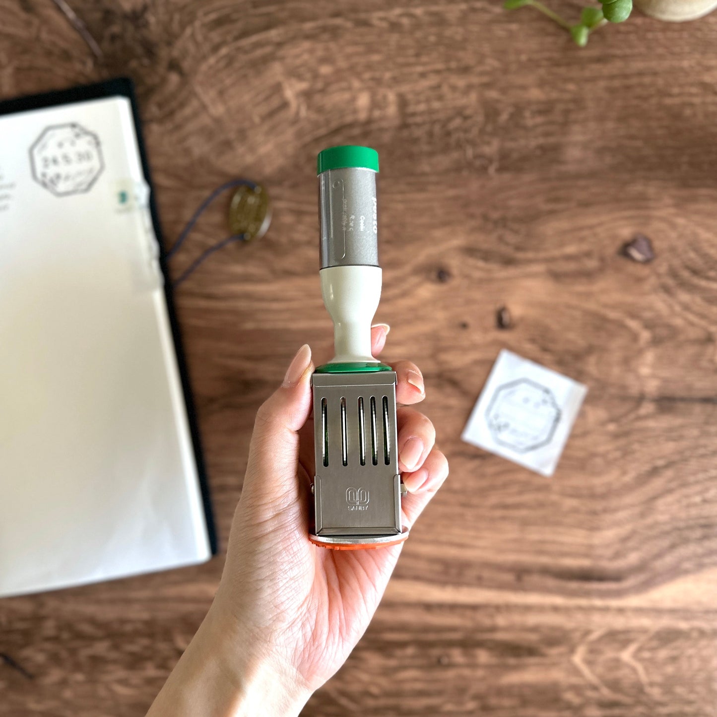 [Yohaku Stamp] Rotary Date Stamp