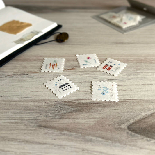 [Yohaku Flake Seal] Letter